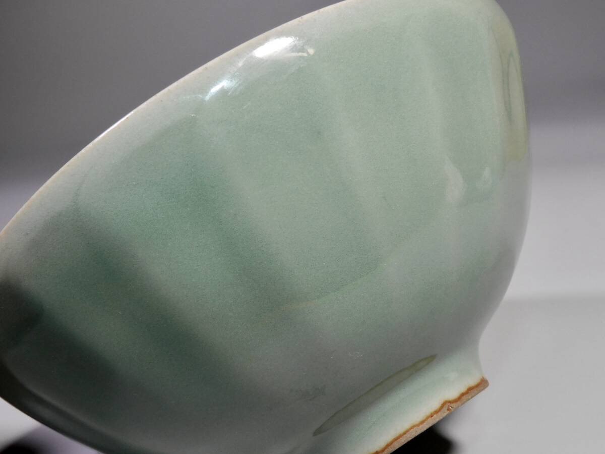 宋時代　龍泉窯　青磁茶碗　宋_画像6