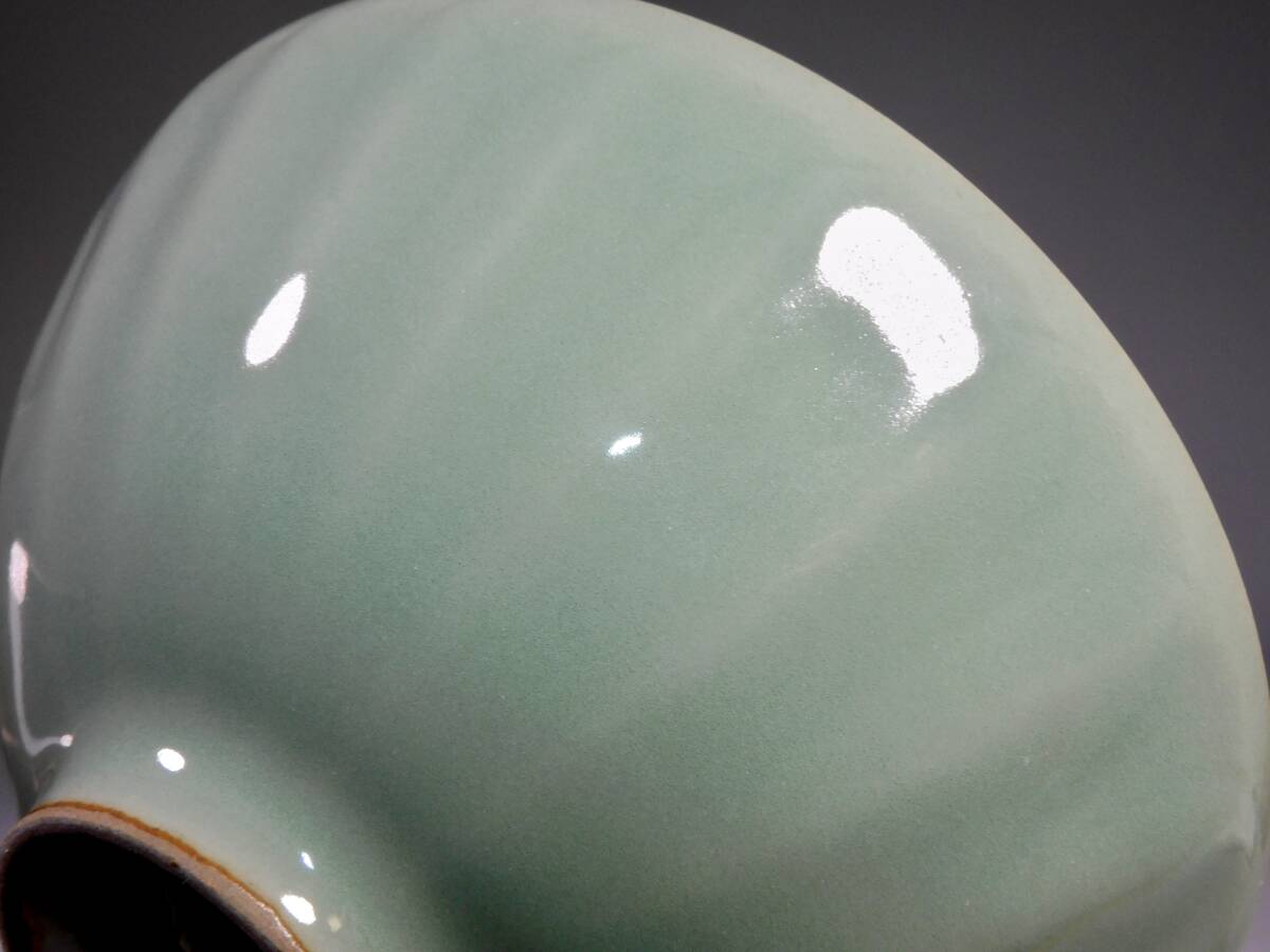 宋時代　龍泉窯　青磁茶碗　宋_画像7