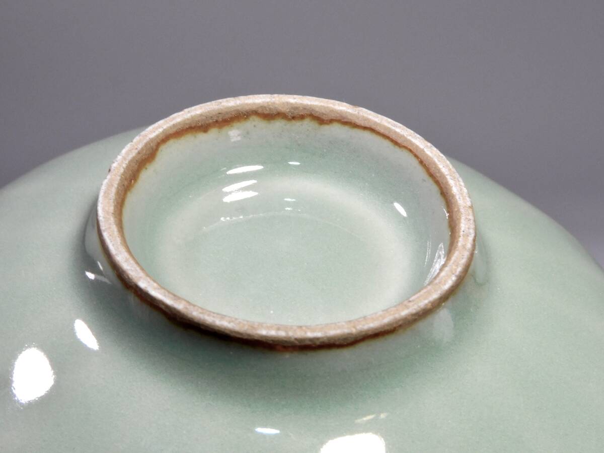 宋時代　龍泉窯　青磁茶碗　宋_画像9