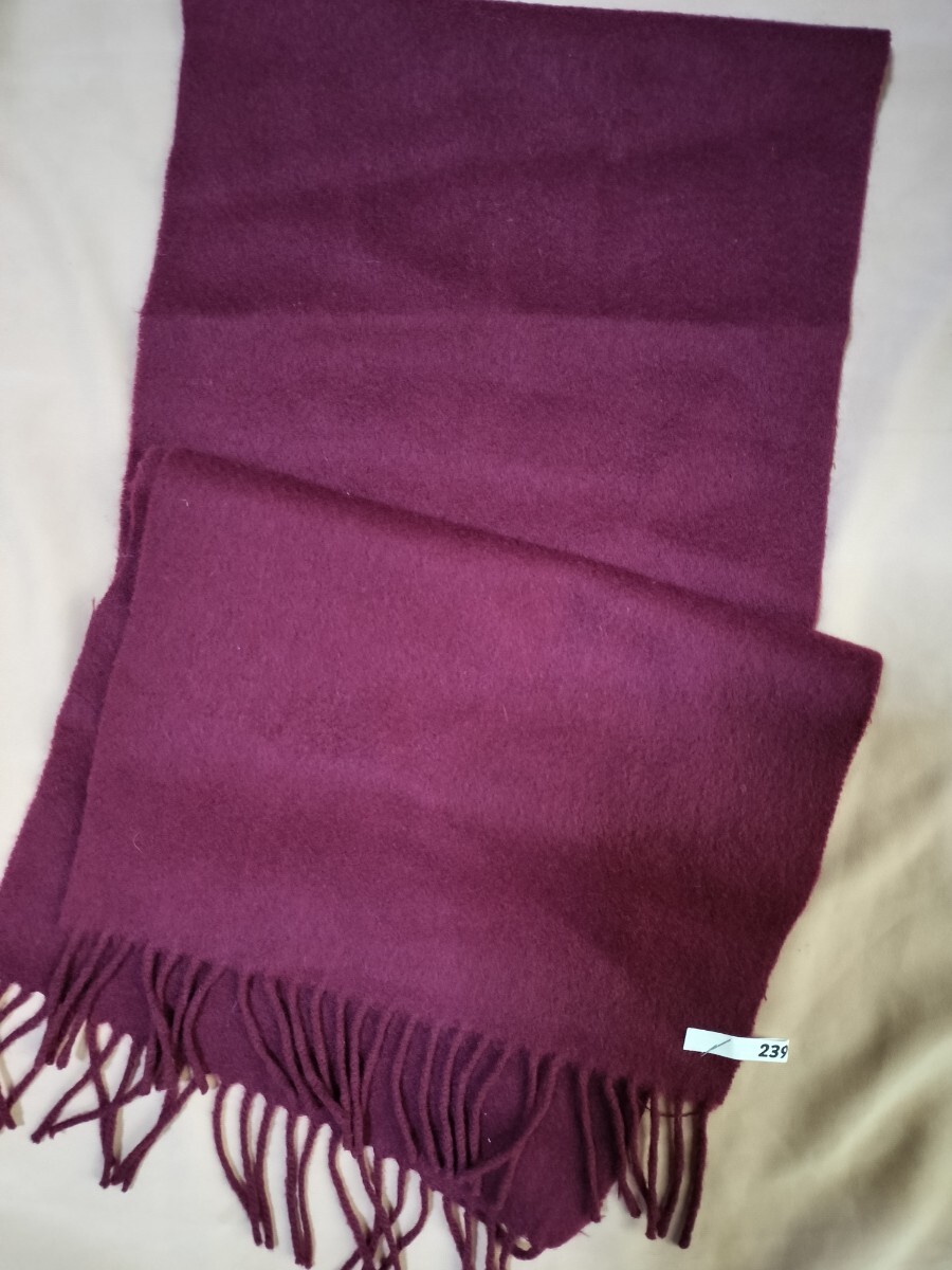  палантин, muffler, шаль кашемир 100% чистка settled мужской / женский двоякое применение длинный длина 156cm 185 иен отправка новый близкий старый прекрасный 