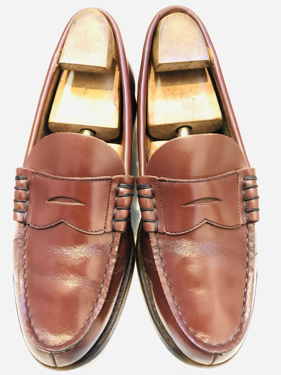 ★ジャンク品★定価30,800円！リーガル REGAL 2177 コインローファー ビジネスシューズ 25EE_画像2