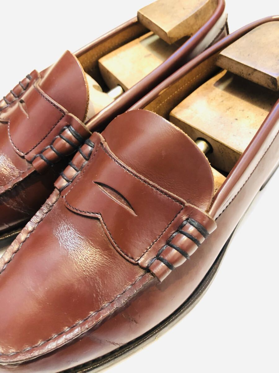 ★ジャンク品★定価30,800円！リーガル REGAL 2177 コインローファー ビジネスシューズ 25EE_画像3