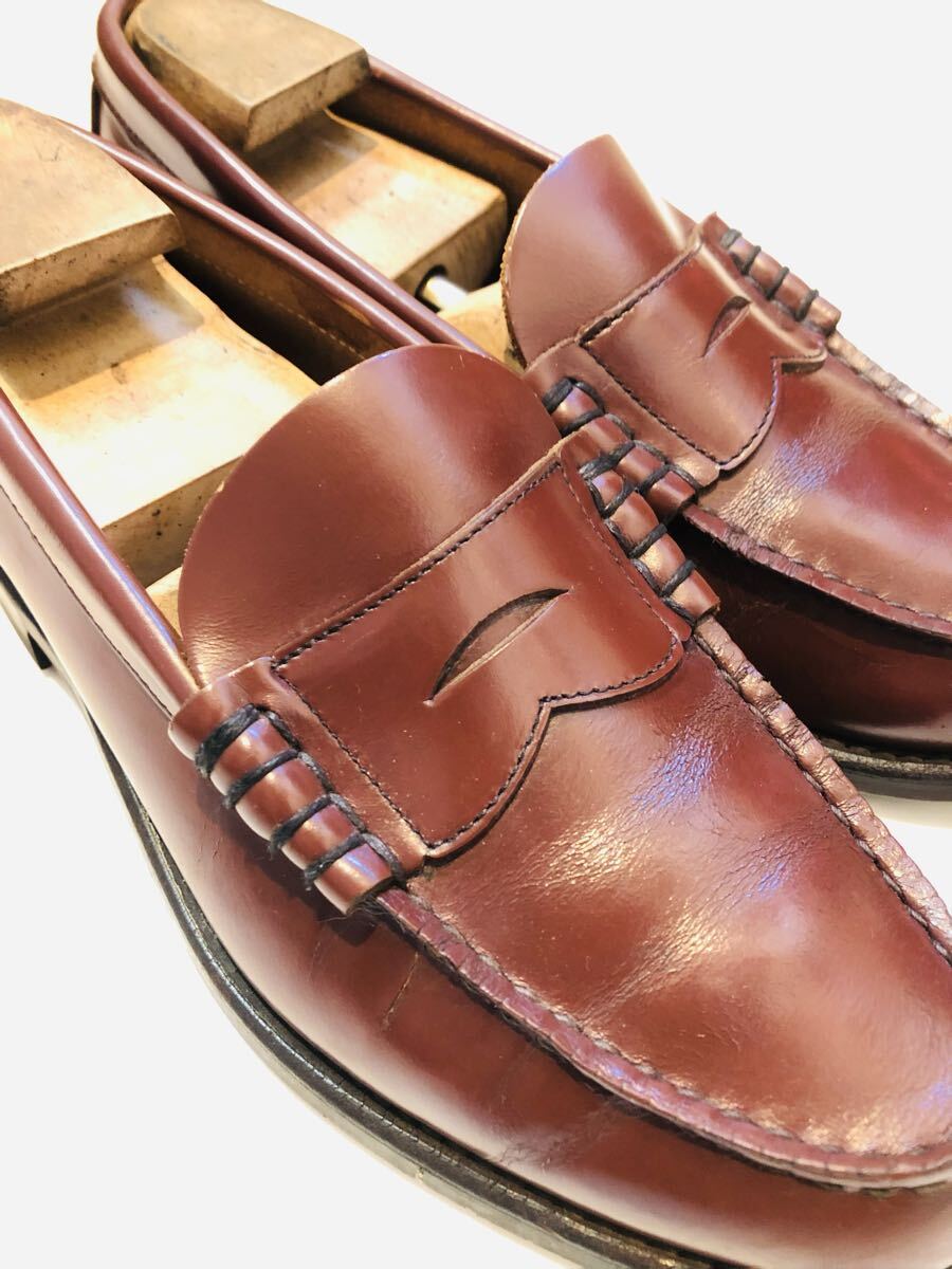 ★ジャンク品★定価30,800円！リーガル REGAL 2177 コインローファー ビジネスシューズ 25EE_画像4