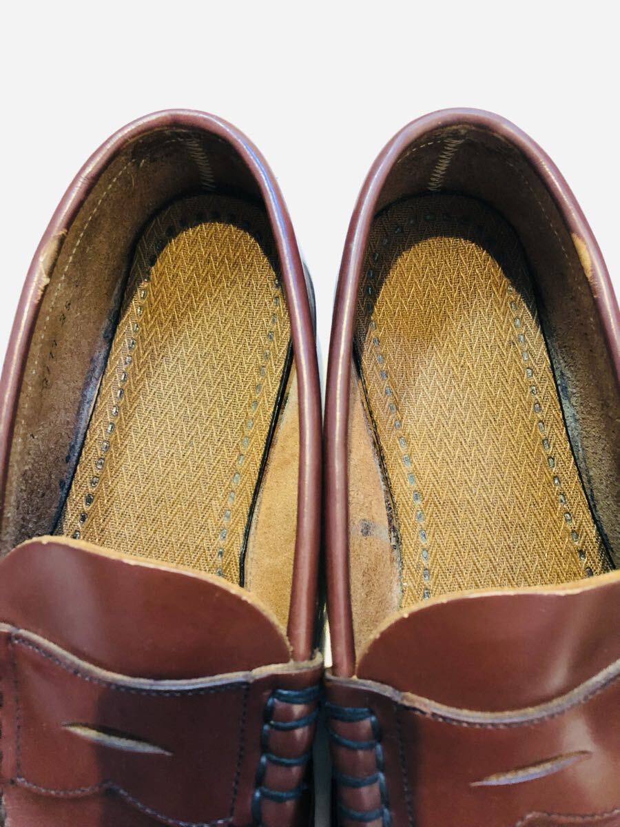 ★ジャンク品★定価30,800円！リーガル REGAL 2177 コインローファー ビジネスシューズ 25EE_画像5