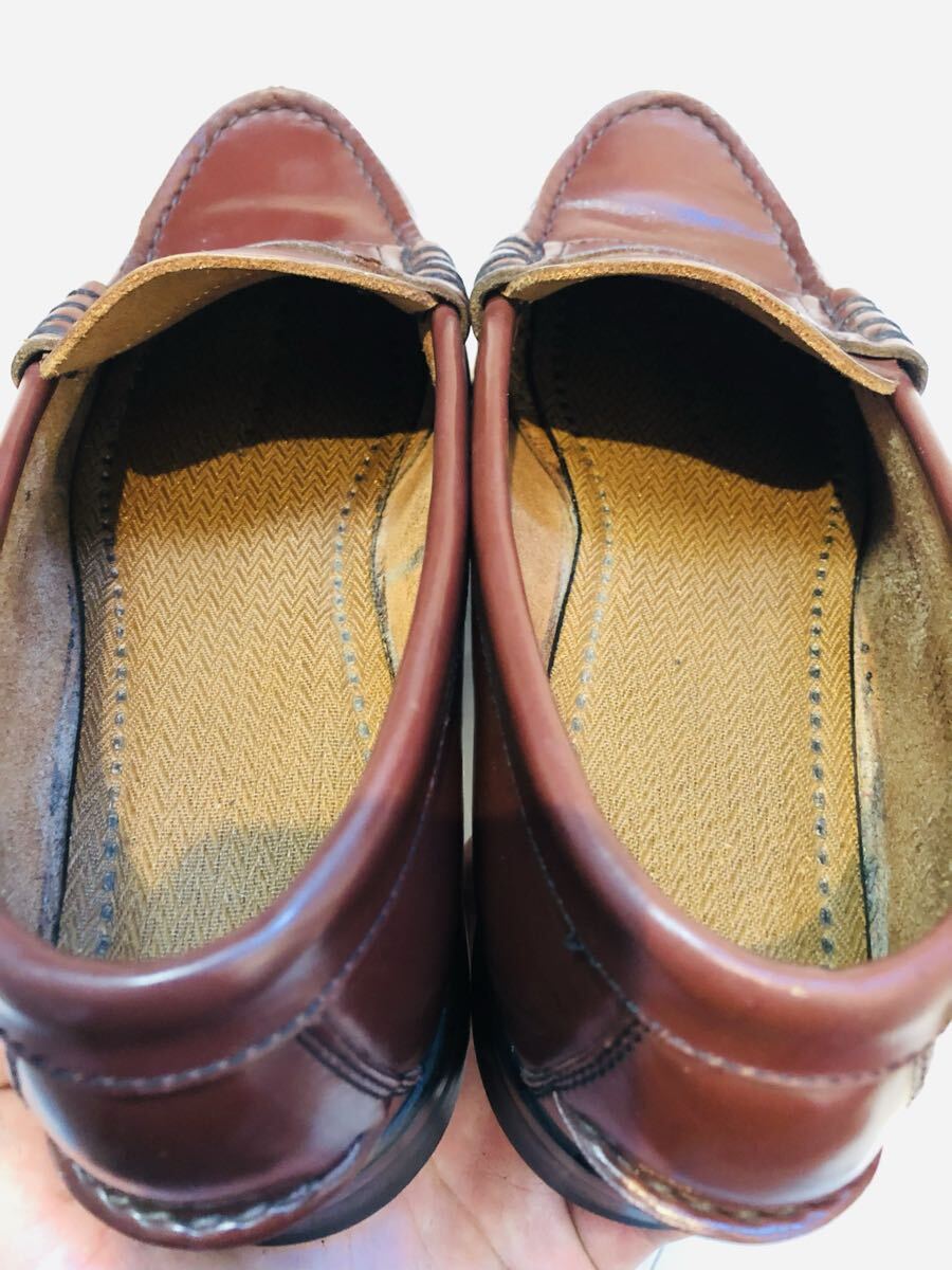 ★ジャンク品★定価30,800円！リーガル REGAL 2177 コインローファー ビジネスシューズ 25EE_画像7