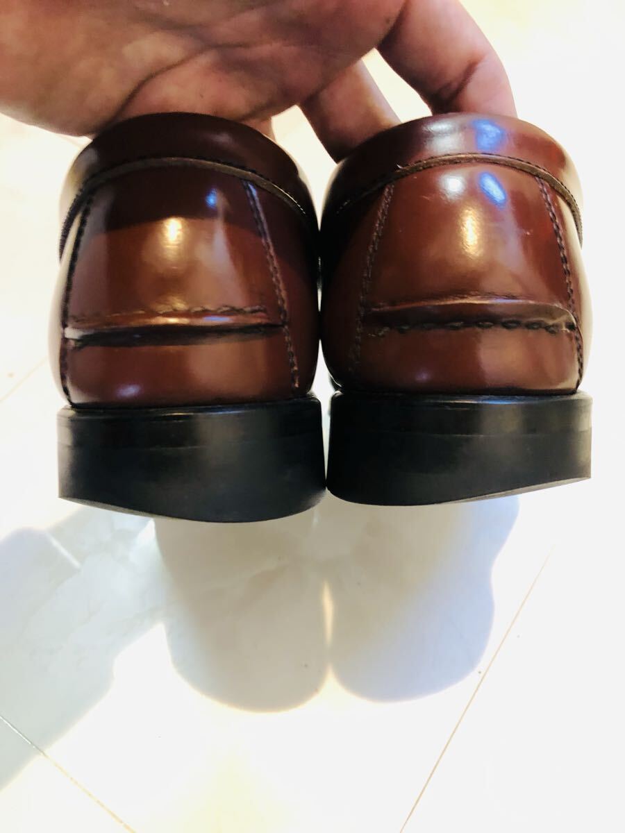 ★ジャンク品★定価30,800円！リーガル REGAL 2177 コインローファー ビジネスシューズ 25EE_画像8