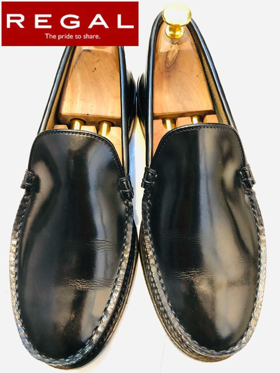 ★超美品★定価31,800円！リーガル REGAL コブラヴァンプ ローファー 24EE_画像1