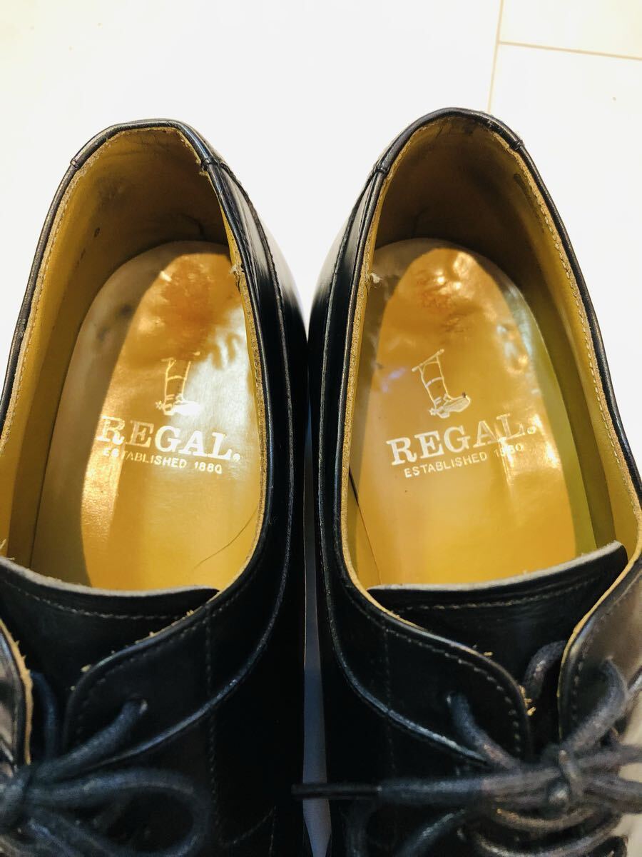 ★美品★定価27,800円！リーガル REGAL Uチップ ビジネスシューズ 24EEE_画像4