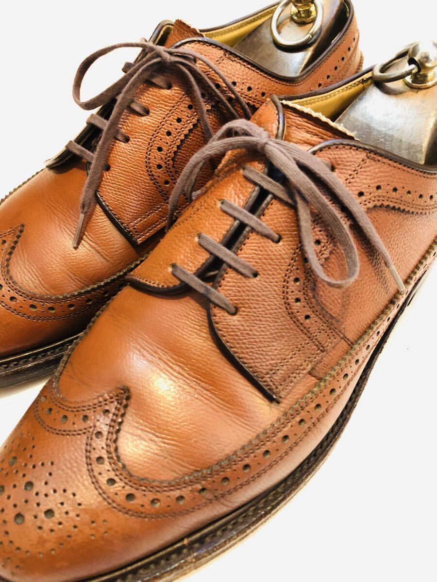 ★超美品★定価40,700円！リーガル REGAL 2235NA ウイングチップ グレインレザー 27EE_画像3