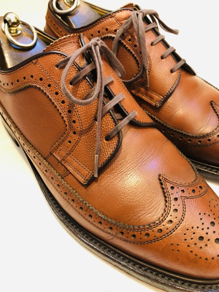 ★超美品★定価40,700円！リーガル REGAL 2235NA ウイングチップ グレインレザー 27EE_画像4