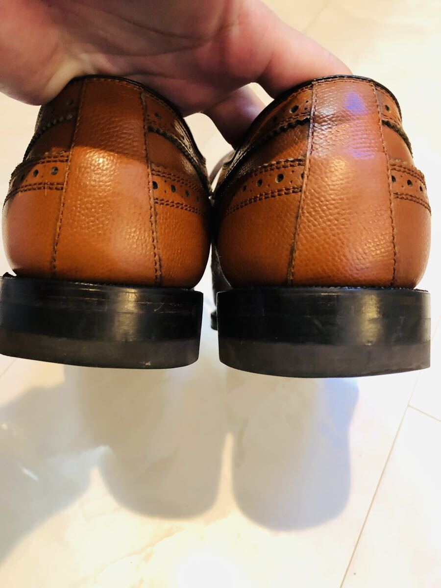 ★超美品★定価40,700円！リーガル REGAL 2235NA ウイングチップ グレインレザー 27EE_画像7