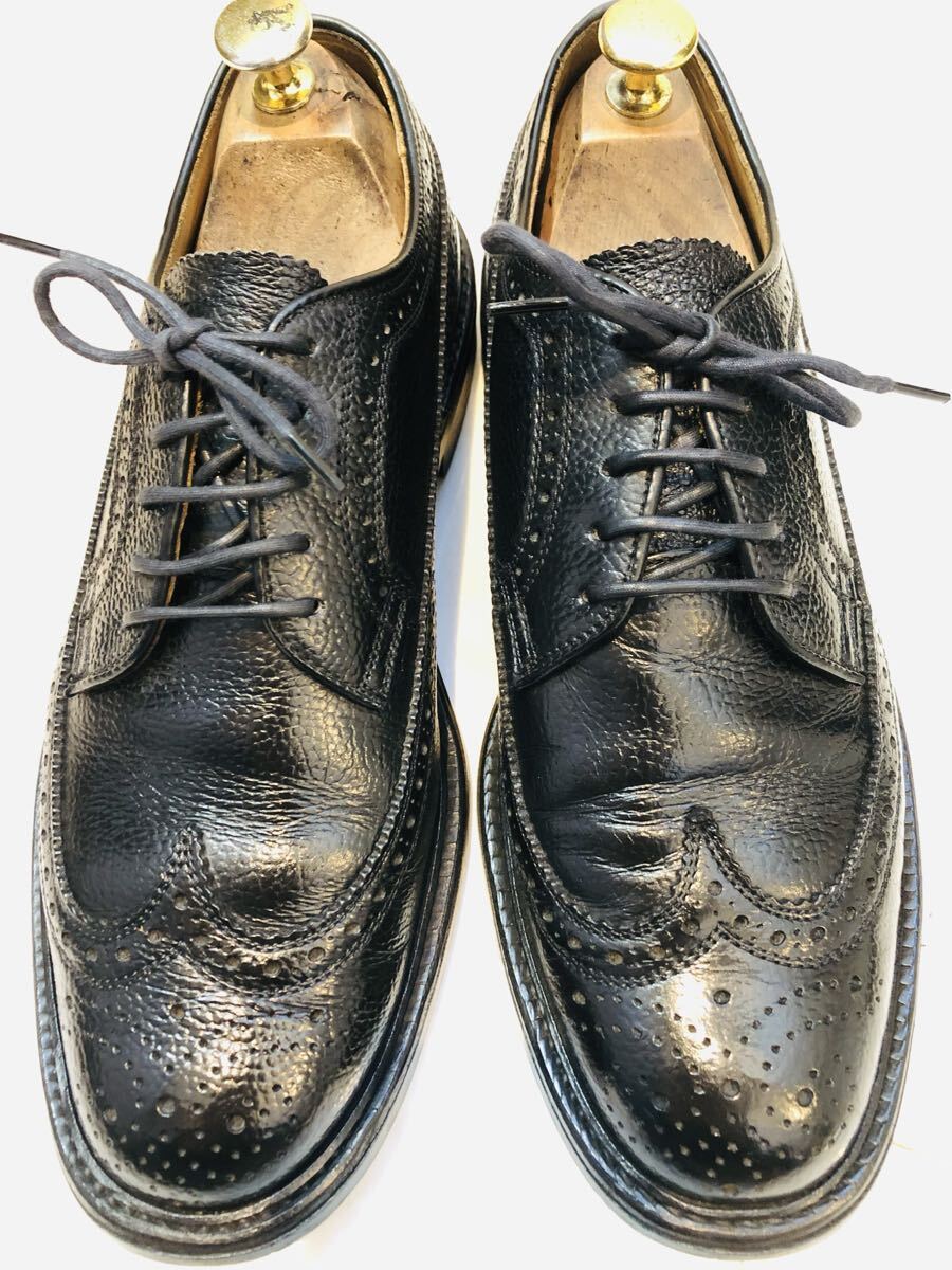 ★美品★定価33,000円!リーガル REGAL 2585 ウイングチップ グレインレザー 24.5EE_画像2