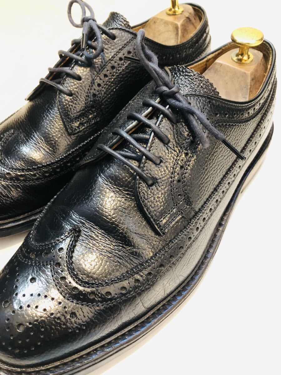 ★美品★定価33,000円!リーガル REGAL 2585 ウイングチップ グレインレザー 24.5EE_画像4