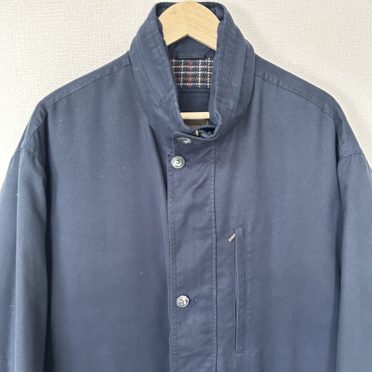 ビッグサイズ◎【PLAYBOY SPORT】プレイボーイスポーツ スタンドカラー 中綿ジャケット アウター ネイビー 紺 メンズLL/Y38173YY_画像5