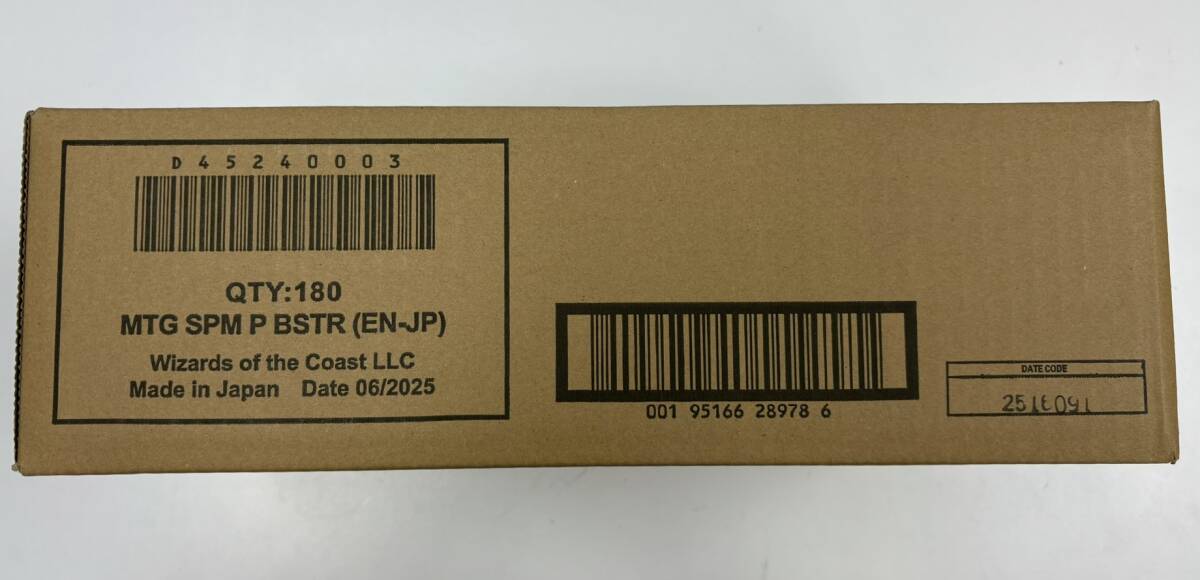 【送料無料】未開封カートン（6BOX入り）　MTG　英語版　マーベル スパイダーマン プレイ・ブースター　マジック：ザ・ギャザリング _画像1