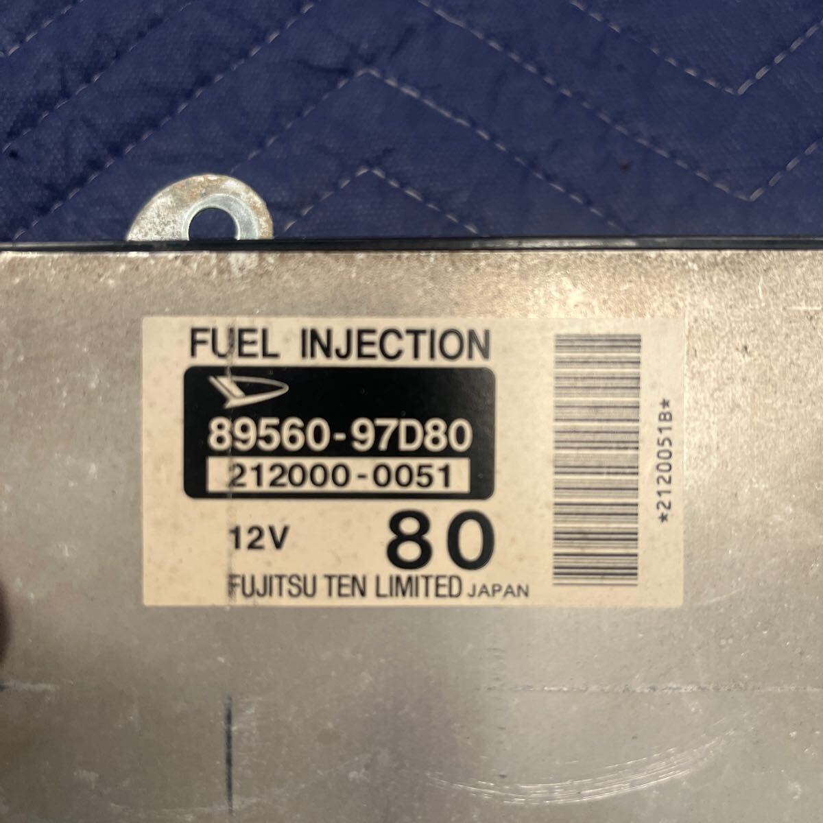 完全実働品 ダイハツ 純正 ハイゼット S200P S210P エンジンコンピューター 89560-97D80 212000-0051 ECU MT_画像4