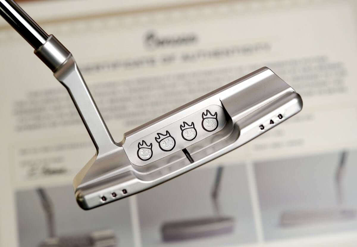 新品未使用 Benson SpeedGreen6 ホットヘッド TourT GSS COA有り ジャーマンステンレス 海外直輸入ガレージパター 34インチ Y-004_画像2