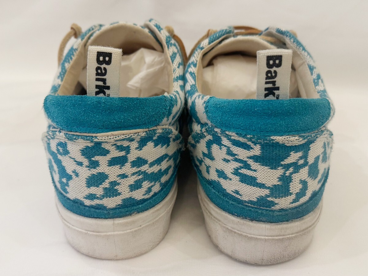 Bark バーク 織 ニット アッパー ローカット スニーカー イタリア製_画像7