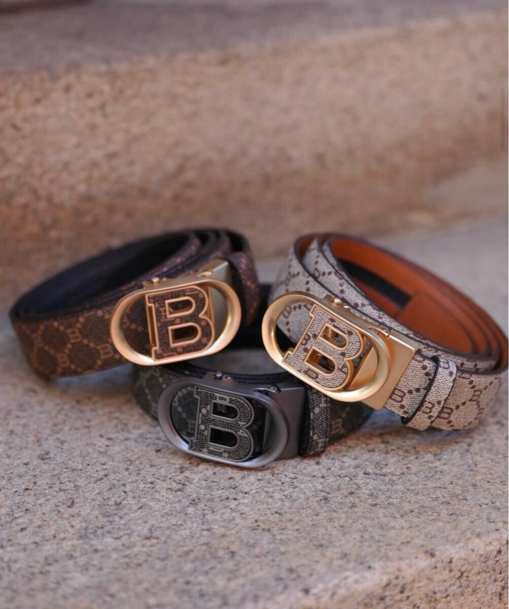 【正規品】ベリンダ BELINDA モノグラムラグジュアリーベルト モデル着用 完売品 希少 ベージュ ゴールド 金色 人気 完売_画像9