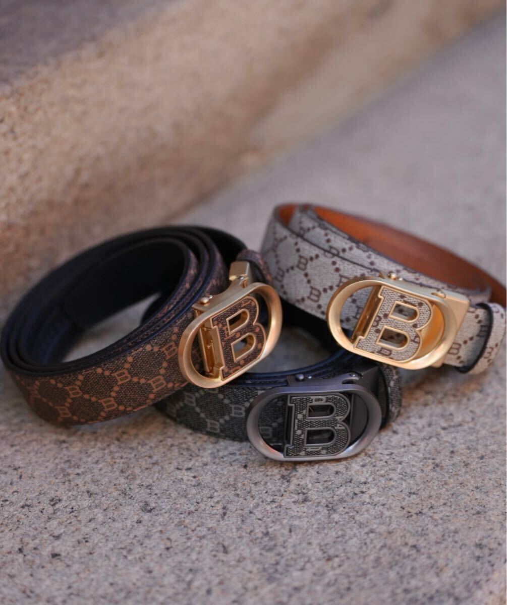 【正規品】ベリンダ BELINDA モノグラムラグジュアリーベルト モデル着用 完売品 希少 ベージュ ゴールド 金色 人気 完売_画像7