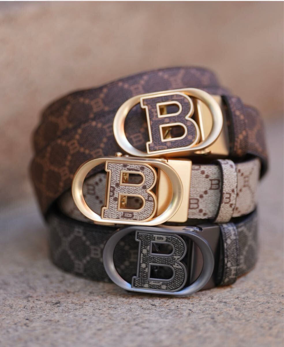 【正規品】ベリンダ BELINDA モノグラムラグジュアリーベルト モデル着用 完売品 希少 ベージュ ゴールド 金色 人気 完売_画像6