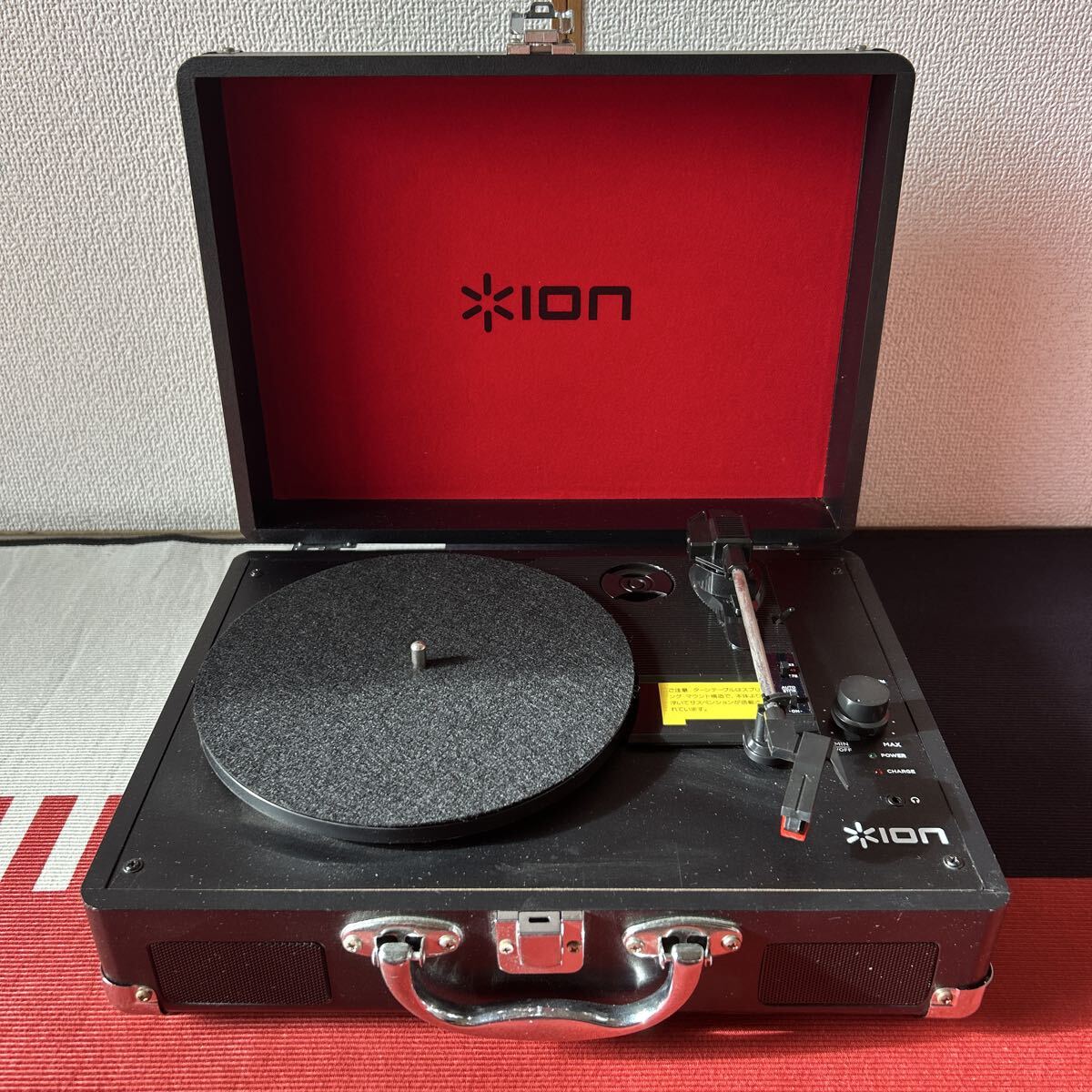 Portable Suitcase Turntable Vinyl Motion_画像2
