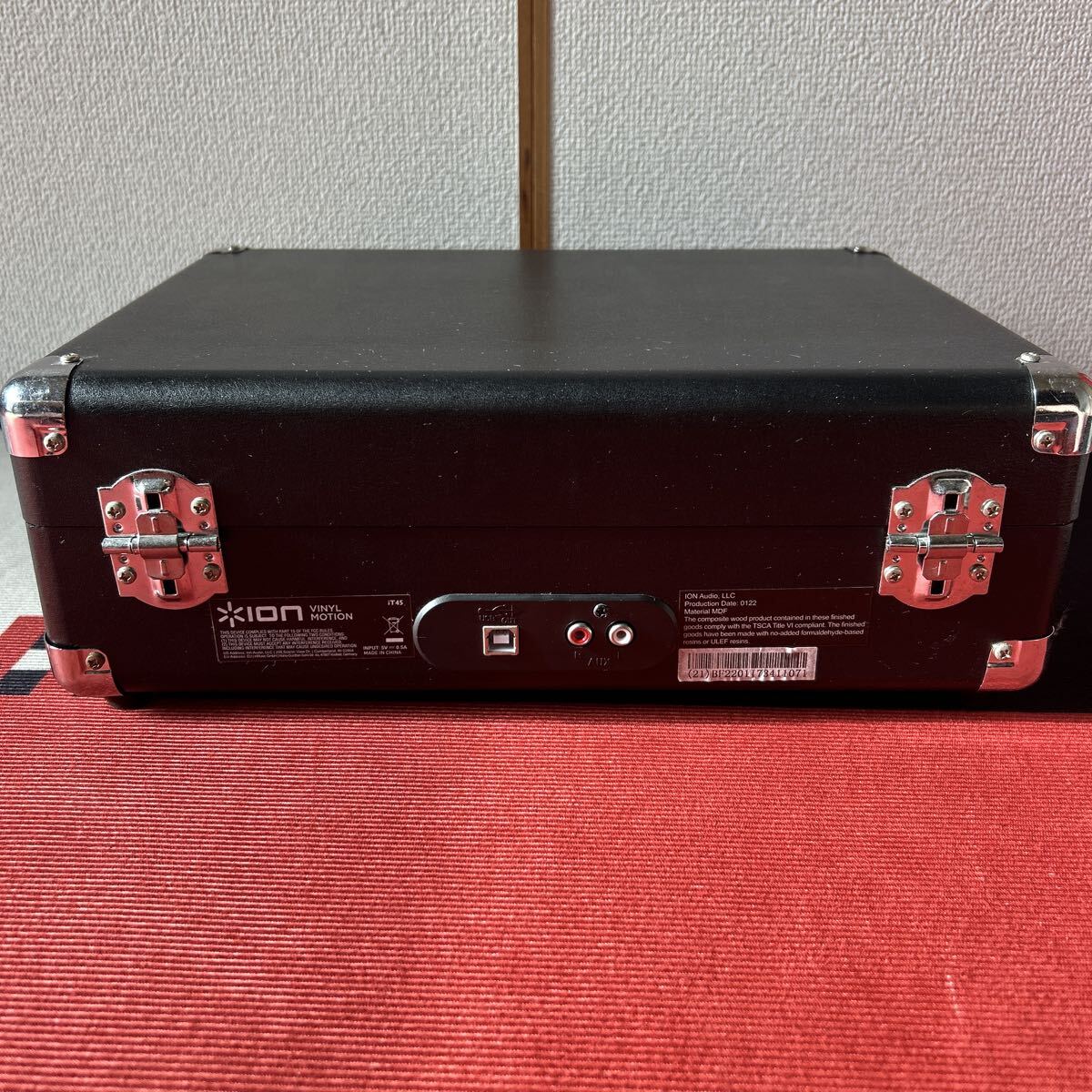 Portable Suitcase Turntable Vinyl Motion_画像5