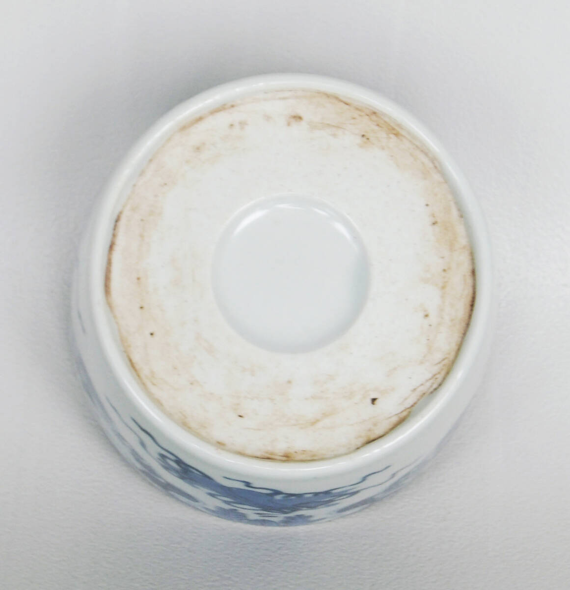 染付　宝尽文　波兎の図　大振り蕎麦猪口_画像10