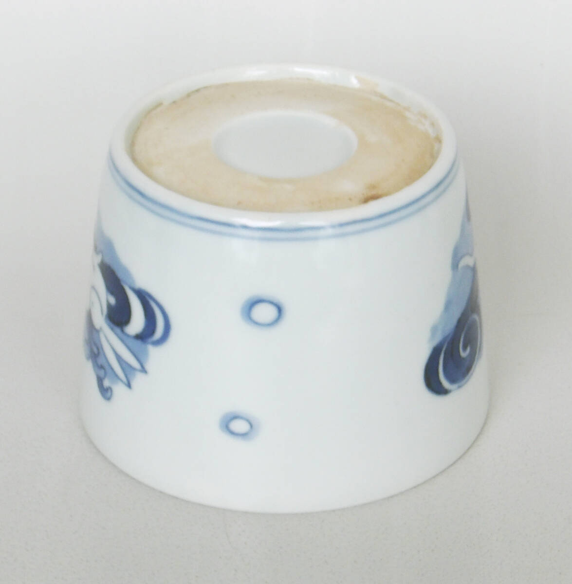 染付　波兎の図　蕎麦猪口_画像7