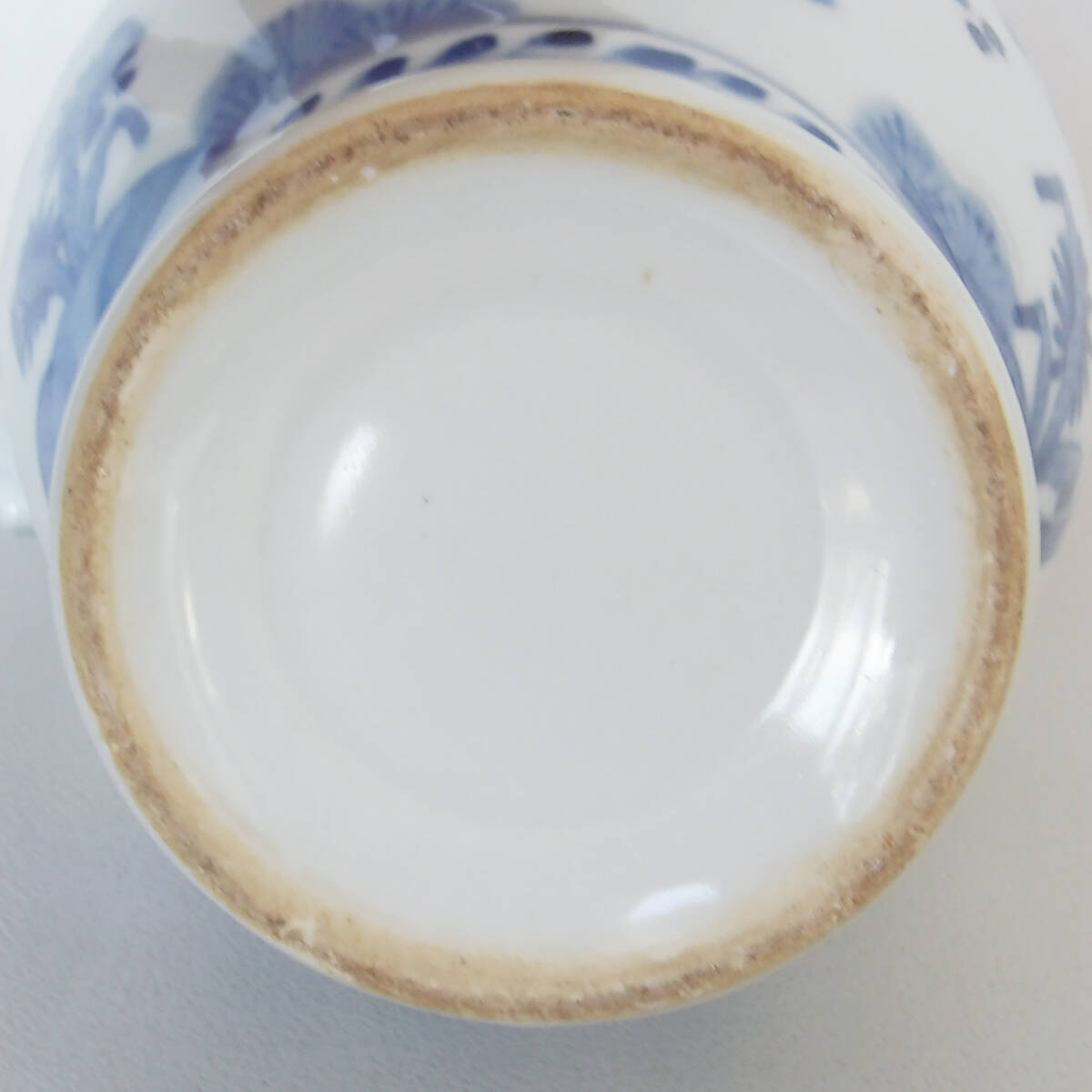 染付　人物の図　水注_画像9