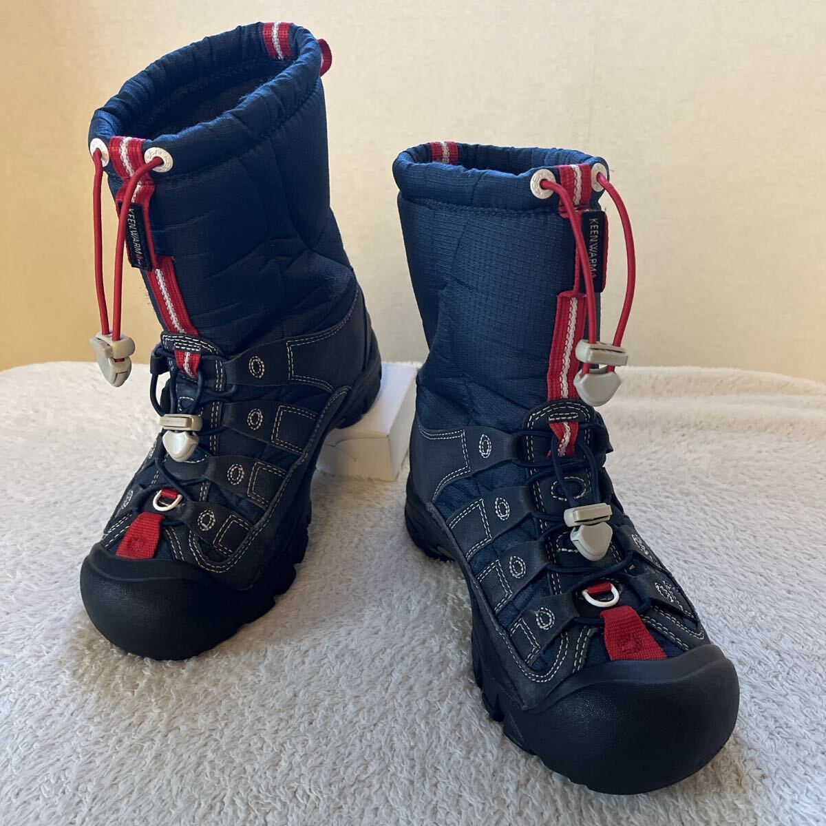 Keen キーン ウィンターポート スノーハイカットブーツ　24cm 防寒　カラー：ネイビー/ブラック_画像1