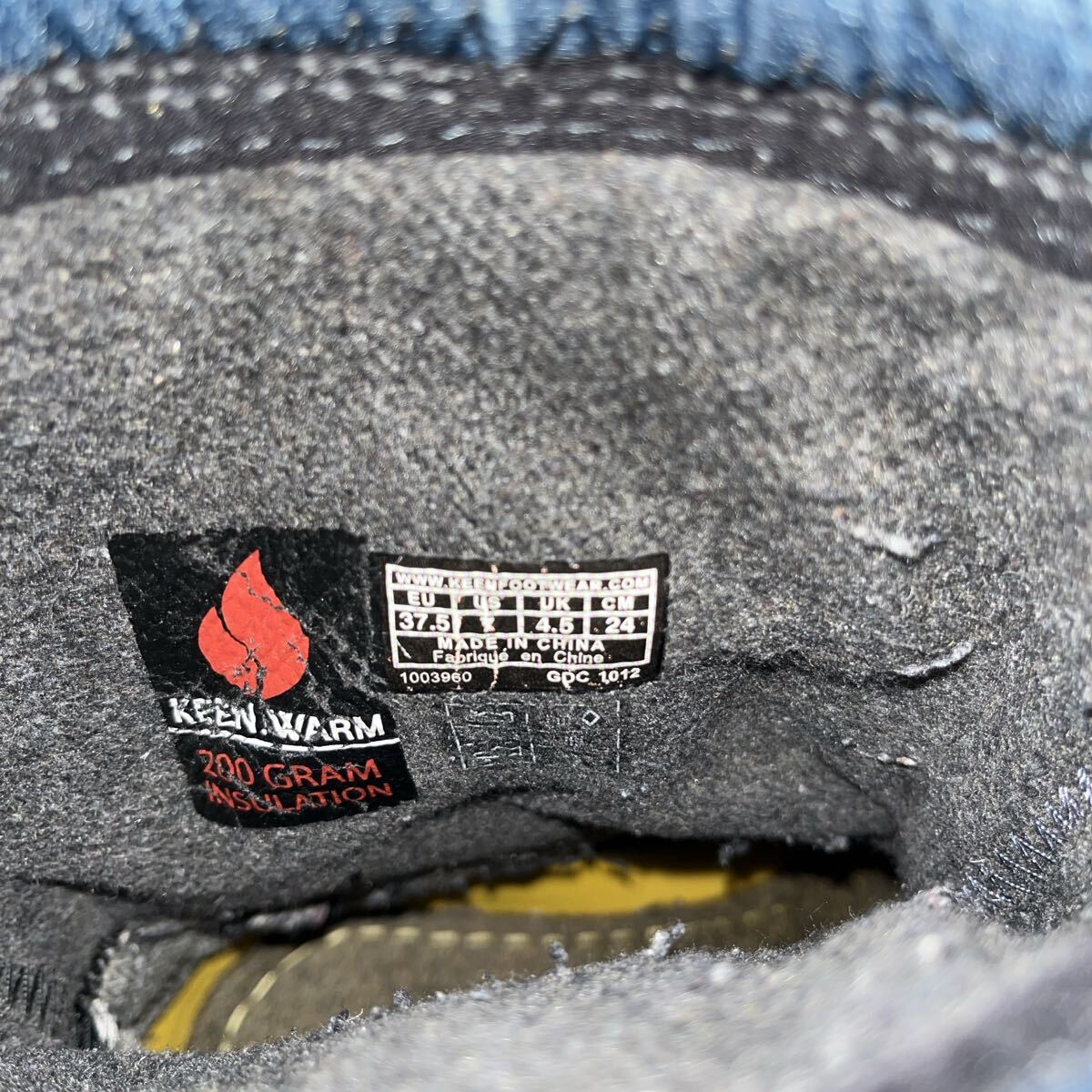 Keen キーン ウィンターポート スノーハイカットブーツ　24cm 防寒　カラー：ネイビー/ブラック_画像7