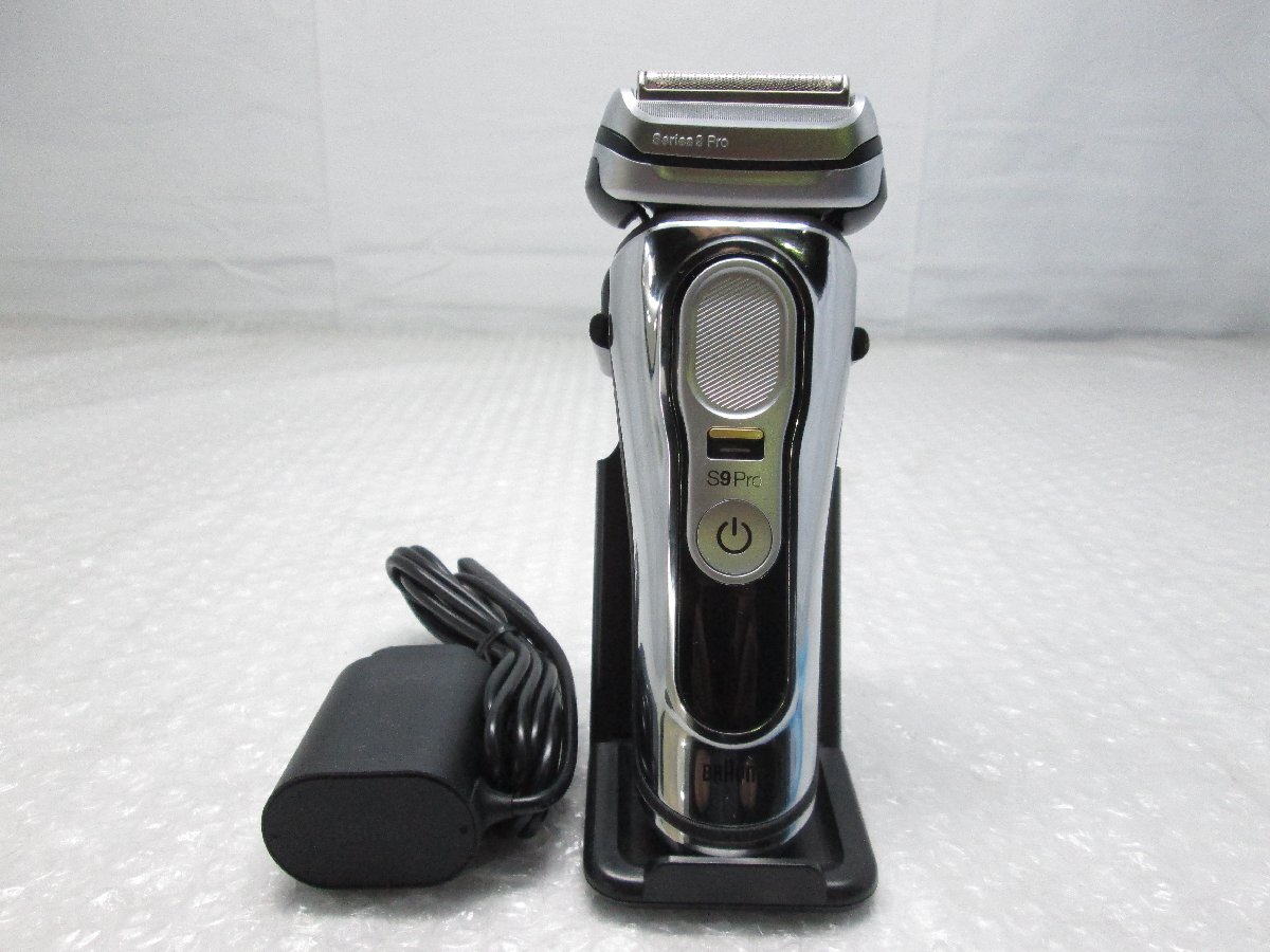 ◎未使用 BRAUN ブラウン Series 9 Pro Type5793 電気シェーバー 髭剃り 2021年製 アダプター付き 展示品 w112624_画像1