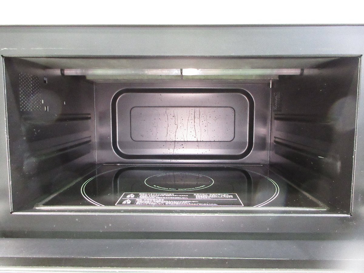 ◎BALMUDA The Range バルミューダ ザ・レンジ オーブンレンジ K04A-BK ブラック 2019年製 w11277_画像3