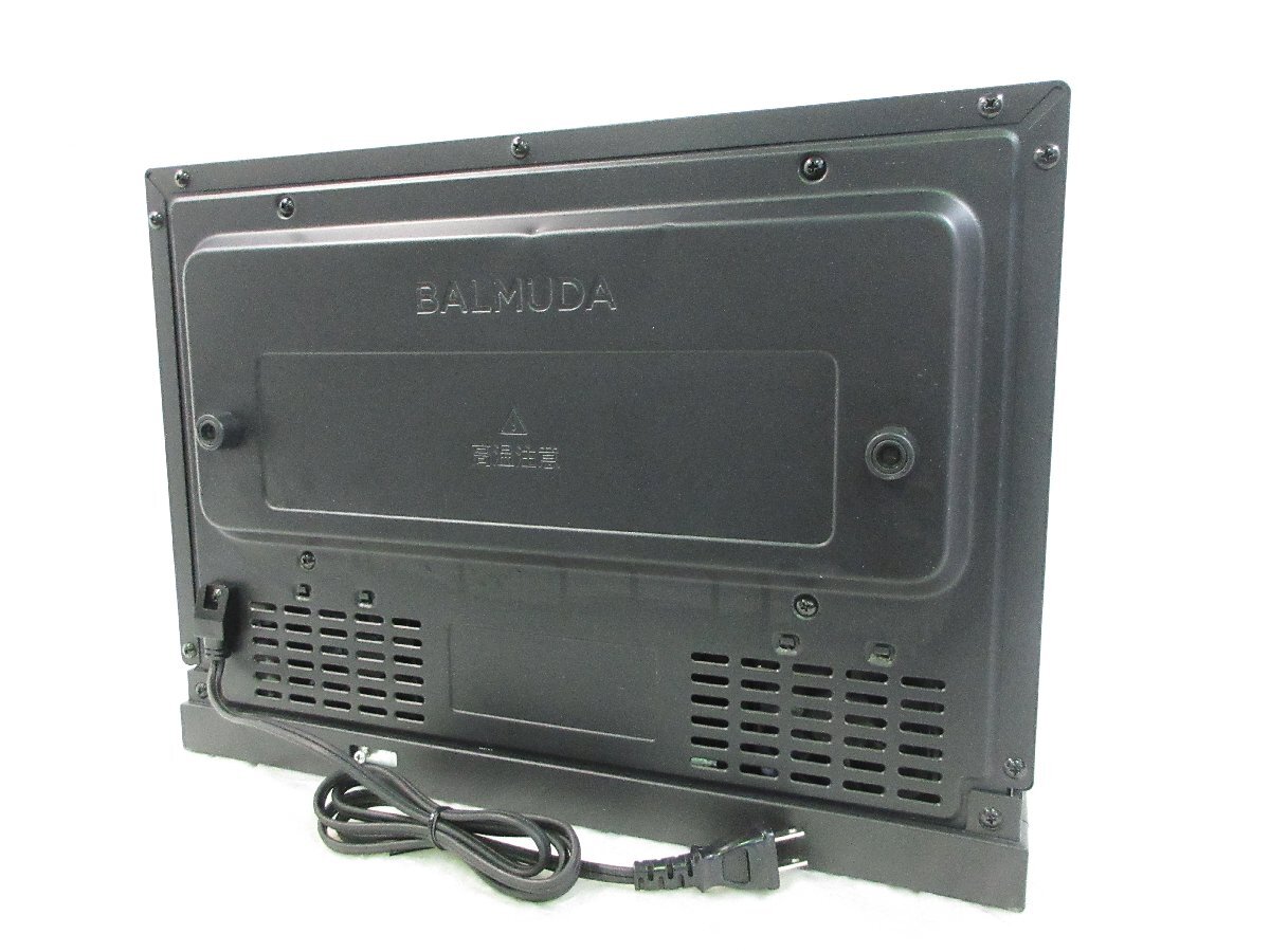 ◎BALMUDA The Range バルミューダ ザ・レンジ オーブンレンジ K04A-BK ブラック 2019年製 w11277_画像8