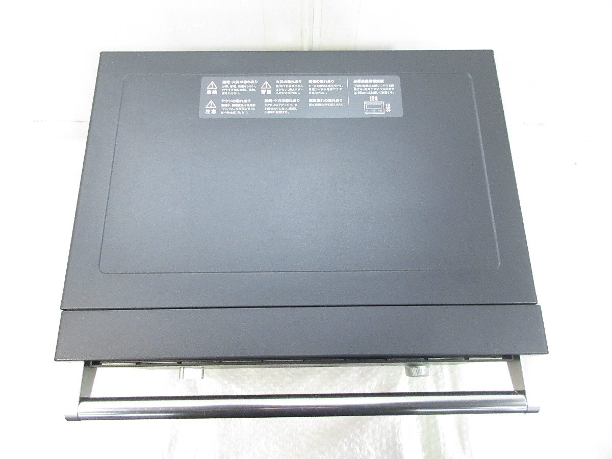 ◎BALMUDA The Range バルミューダ ザ・レンジ オーブンレンジ K04A-BK ブラック 2019年製 w11277_画像5