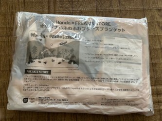 * быстрое решение! новый товар не продается Honda Honda x FREAK'S STORE оригинал нежный флис покрывало * Honda The Cars покрывало на колени * примерно 980mm×700mm