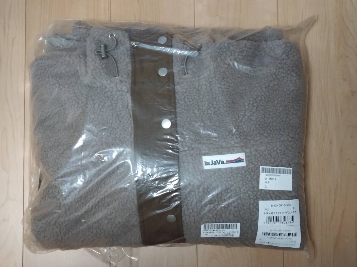 未使用 クラシカルエルフ(Classicalelf) Javaコラボ スタンドフードオーバーサイズボアアウター_画像2