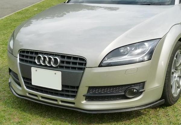 [特価/未使用/黒塗装済み]★Stage21/セレブリップ★アウディ TTクーペ　2.0TFSI/クワトロ用エアロフロントリップスポイラー ［C/ADTTA-BL］_画像3