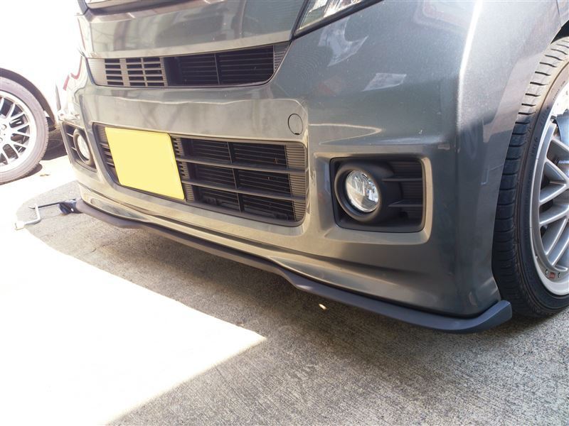 [特価/未使用/黒塗装済み]★Stage21/セレブリップ★JF1/JF2 N-BOX プラス カスタム用FRP製エアロフロントリップスポイラー ［D/NBOXB］_画像2