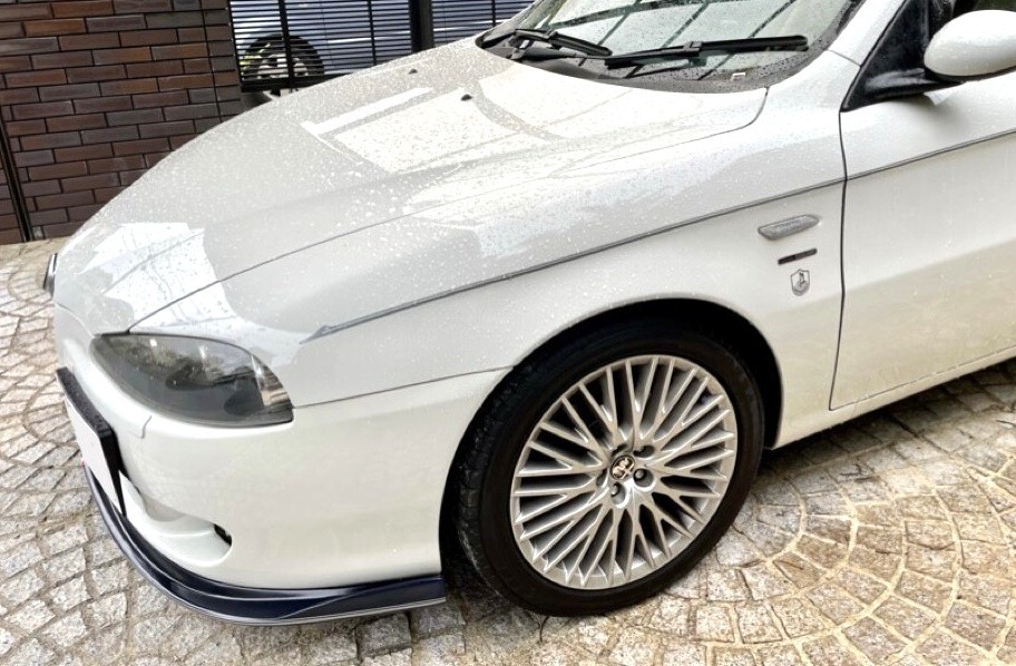 [特価/未使用/黒塗装]★Stage21/セレブリップ★アルファロメオ 147 後期 ツインスパーク用エアロフロントリップスポイラー［C/AR147A-BL］_画像1