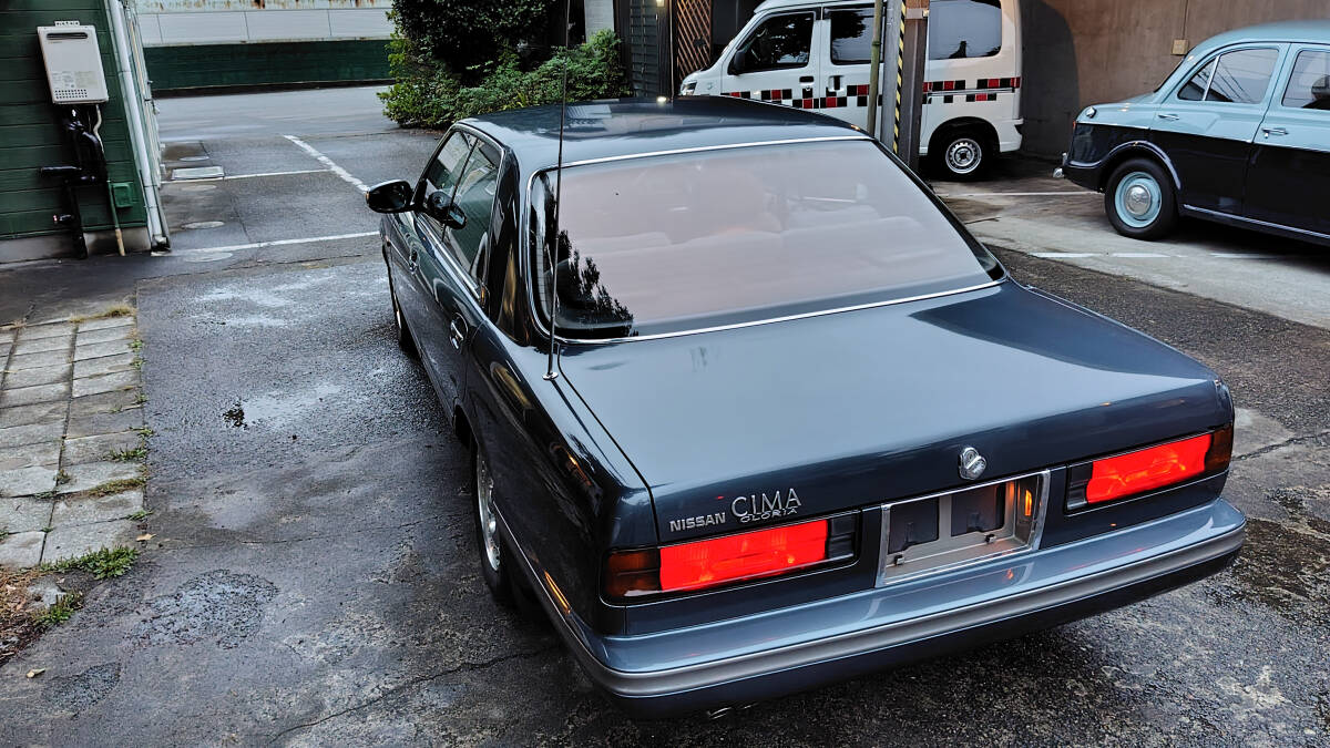 【Y31】CIMA シーマ タイプⅡリミテッド グロリアシーマ セラミックターボ 純正エアサス (1989年式)　128,529km レストアベース_画像2
