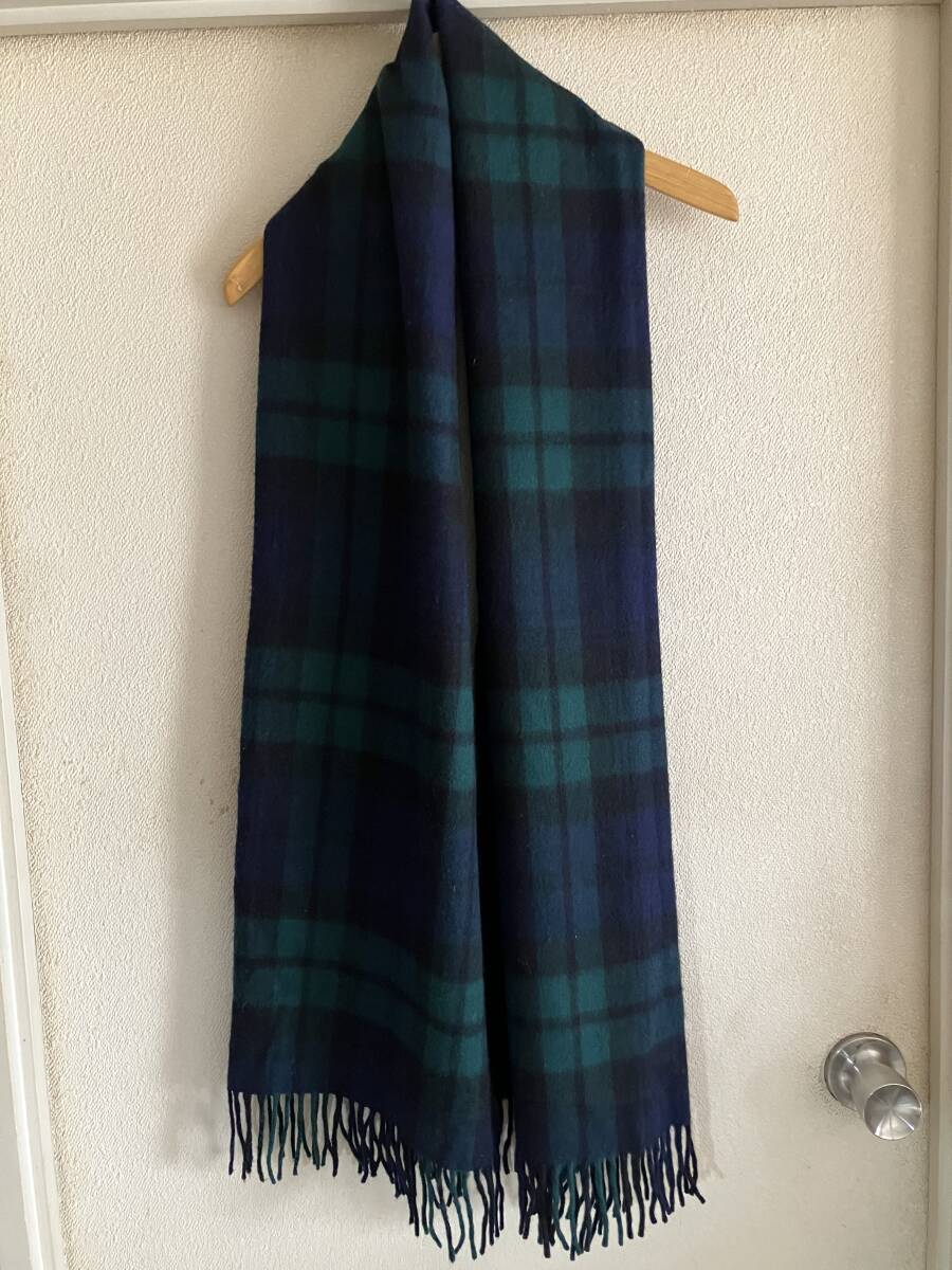 スコットランド製★ベグアンドコー BEGG&CO★大判 チェック ストール★ノーリーズ購入_画像1