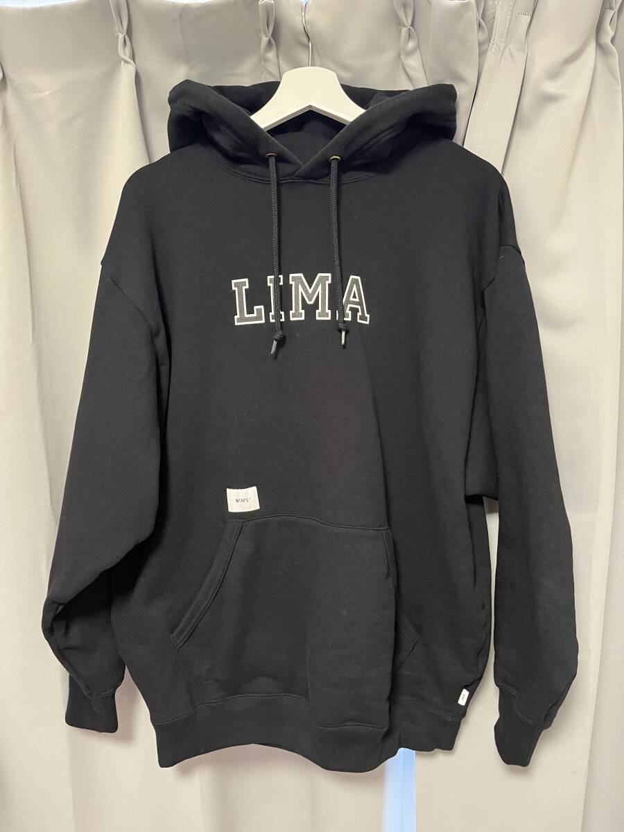 【USED】WTAPS フーディ BLACK LARGE(3) / ダブルタップス パーカー LIMA_画像1