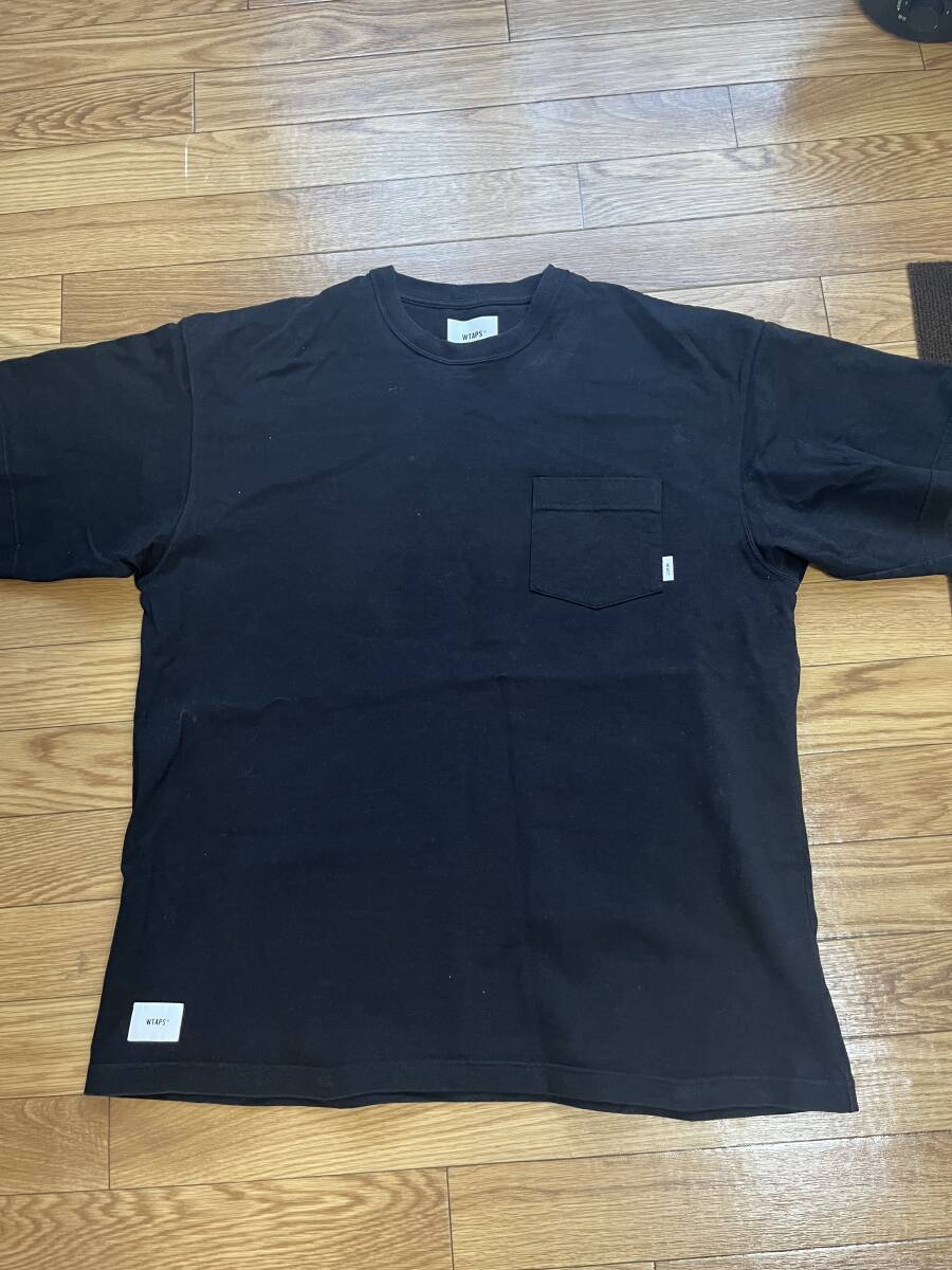 【USED】WTAPS ポケット Tee BLACK LARGE(3) / ダブルタップス No.2_画像1