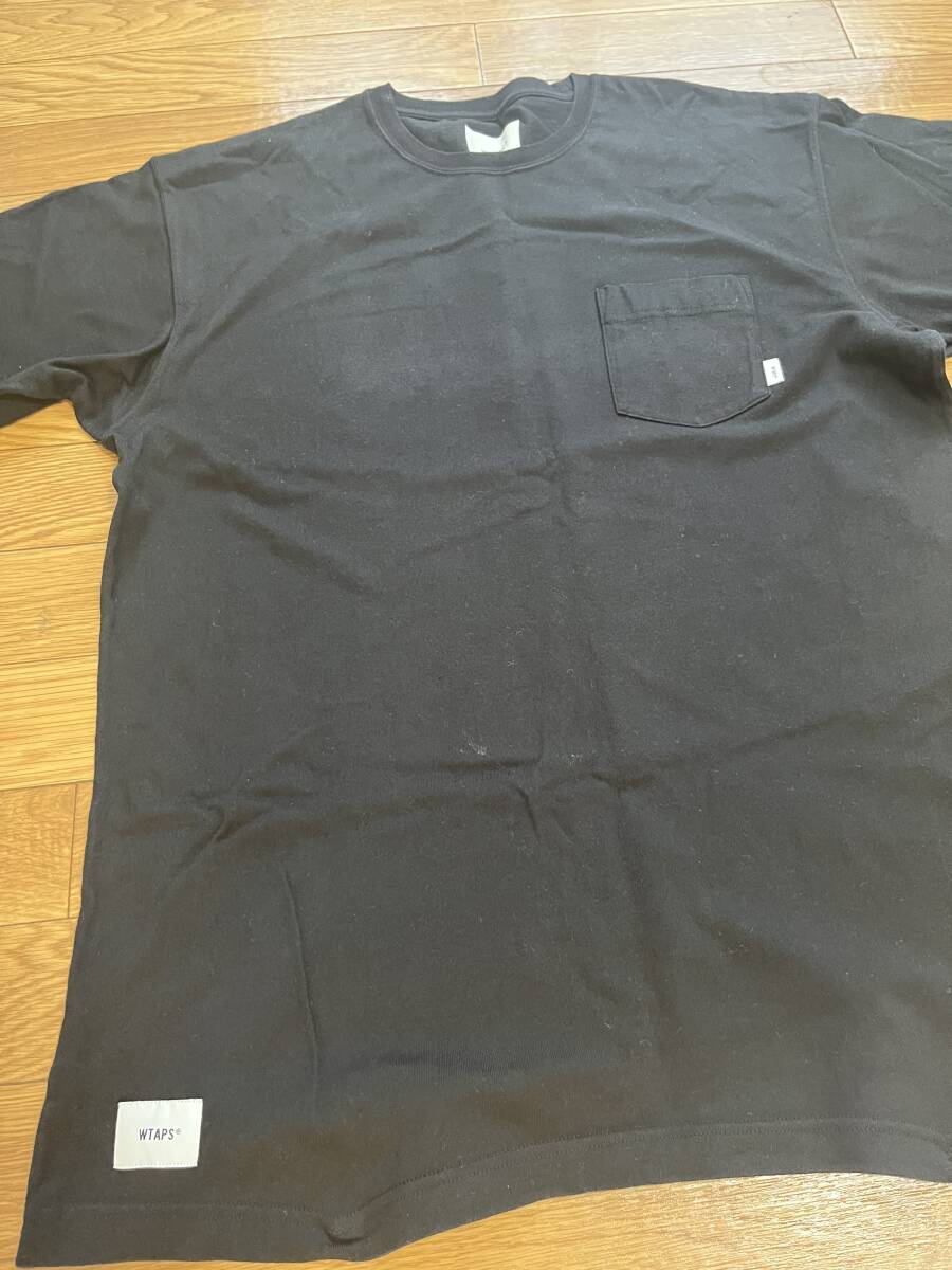 【USED】WTAPS ポケット Tee BLACK LARGE(3) / ダブルタップス No.3_画像2