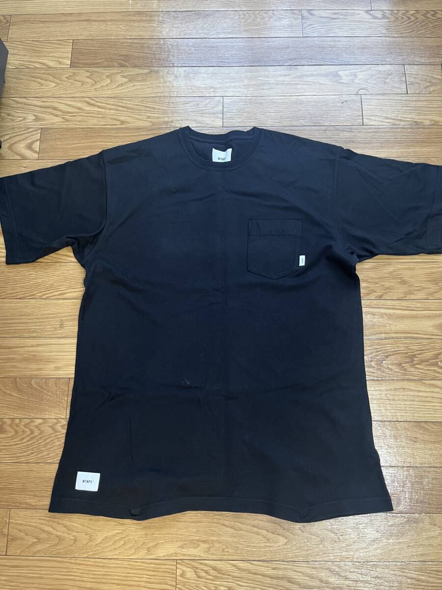 【USED】WTAPS ポケット Tee BLACK LARGE(3) / ダブルタップス No.3_画像1