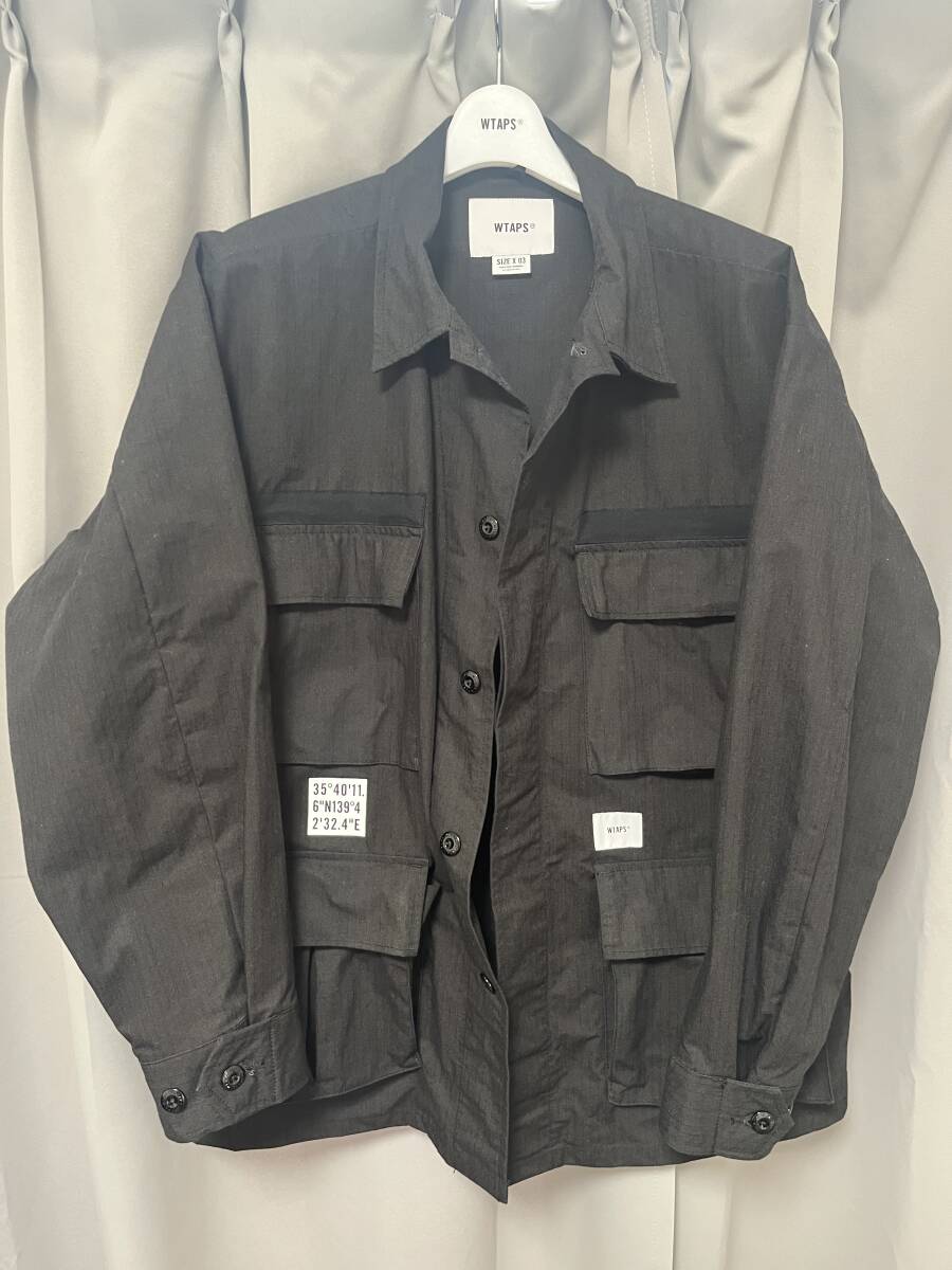 【USED】WTAPS ジャングル シャツ BLACK LARGE(3) / ダブルタップス_画像8