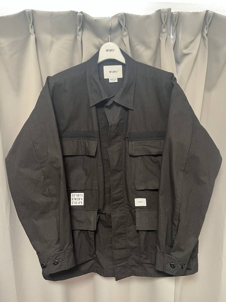 【USED】WTAPS ジャングル シャツ BLACK LARGE(3) / ダブルタップス_画像1