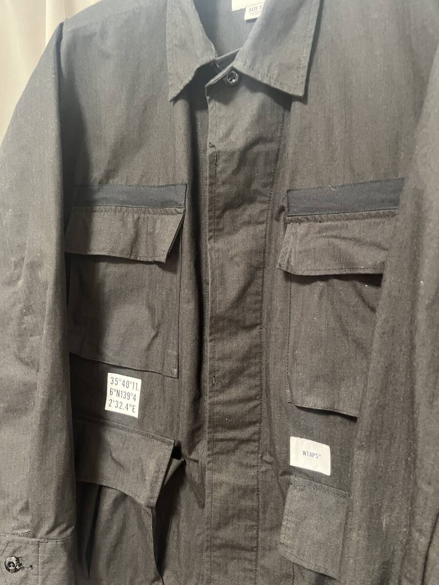 【USED】WTAPS ジャングル シャツ BLACK LARGE(3) / ダブルタップス_画像2